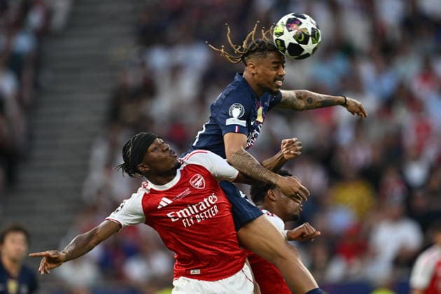 Paris Saint-Germain v Arsenal - UEFA Champions League final BUDAPEST, HUNGARY - MAY 30: Players in action during the UEFA Champions League final match between Paris Saint-Germain (PSG) and Arsenal at Puskas Arena in Budapest, Hungary, on May 30, 2026. Halil Sagirkaya Anadolu Budapest Hungary. Editorial use only. Please get in touch for any other usage.  Copyright: x2026xAnadoluxHalilxSagirkayax