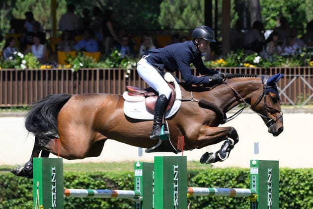 EQUITATION - International Equitation - Piazza di Siena - 93rd CSIO of Rome 2026 Photo by IPA ABACAPRESS.COM85190277 - Tom Wachman (IRL) competes in prix n.7 LORO PIANA Trophy during the CSIO of Rome Piazza di Siena 2026 at Villa Borghese in Rome, Italy on May 30, 2026 (Photo by Fabrizio Corradetti LiveMedia) Rome Italy  Copyright: xIPAxSport ABACAx