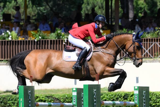 EQUITATION - International Equitation - Piazza di Siena - 93rd CSIO of Rome 2026 Photo by IPA ABACAPRESS.COM85190219 - Natalie Dean (USA) competes in prix n.7 LORO PIANA Trophy during the CSIO of Rome Piazza di Siena 2026 at Villa Borghese in Rome, Italy on May 30, 2026 (Photo by Fabrizio Corradetti LiveMedia) Rome Italy  Copyright: xIPAxSport ABACAx