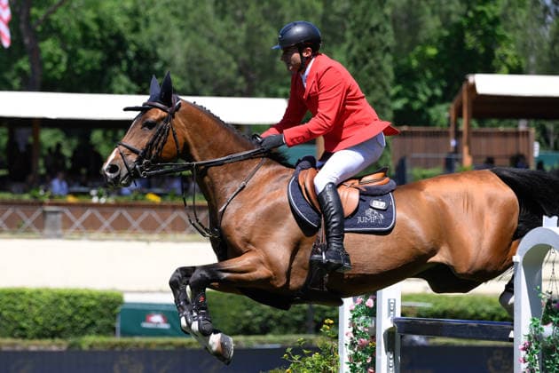 EQUITATION - International Equitation - Piazza di Siena - 93rd CSIO of Rome 2026 Photo by IPA ABACAPRESS.COM85190205 - Piergiorgio Bucci (ITA) competes in prix n.7 LORO PIANA Trophy during the CSIO of Rome Piazza di Siena 2026 at Villa Borghese in Rome, Italy on May 30, 2026 (Photo by Fabrizio Corradetti LiveMedia) Rome Italy  Copyright: xIPAxSport ABACAx