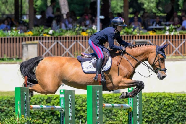 EQUITATION - International Equitation - Piazza di Siena - 93rd CSIO of Rome 2026 Photo by IPA ABACAPRESS.COM85190227 - Francesca Ciriesi (ITA) competes in prix n.7 LORO PIANA Trophy during the CSIO of Rome Piazza di Siena 2026 at Villa Borghese in Rome, Italy on May 30, 2026 (Photo by Fabrizio Corradetti LiveMedia) Rome Italy  Copyright: xIPAxSport ABACAx