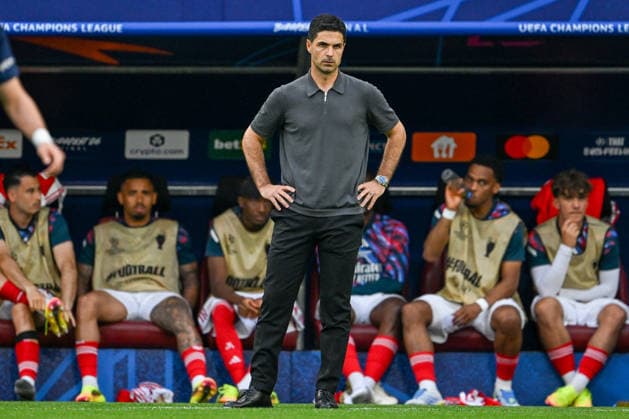 FOOTBALL - UEFA Champions League - Final - Paris Saint-Germain FC vs Arsenal FC Photo by IPA ABACAPRESS.COM85190644 - Head Coach Mikel Arteta (Arsenal F.C.) during the UEFA Champions League 2026 final between Paris Saint-Germain F.C. vs. Arsenal F.C. on May 30, 2026 at the Puskas Arena, Budapest, Hungary Budapest Hungary  Copyright: xIPAxSport ABACAx