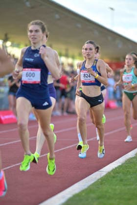 30 05 2026, xkaix, athletics long running night, Karlsruhe v l Fabienne Müller Nancy AthlÃ tisme MÃ tropole Karlsruhe kp