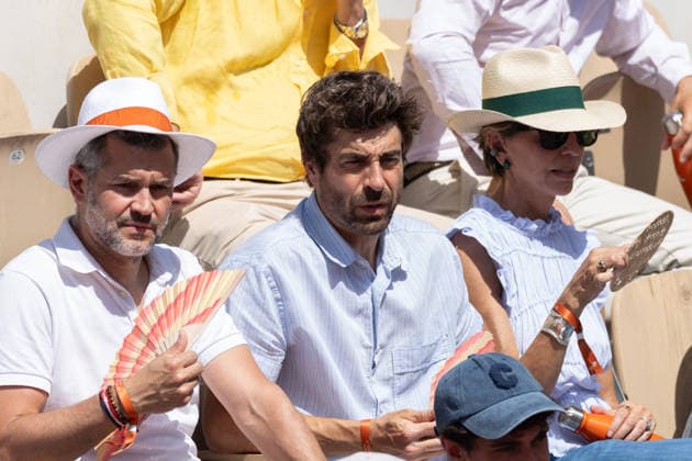 2026 French Open - Celebrities In Stand Day 7 NB Agustin Galiana in stand day 7 during the 2026 French Open at Roland Garros on May 30, 2026 in Paris, France. Photo by Nasser Berzane ABACAPRESS.COM  Copyright: xBerzanexNasser ABACAx