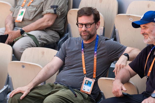 2026 French Open - Celebrities In Stand Day 7 NB Nicolas Mathieu in stand day 7 during the 2026 French Open at Roland Garros on May 30, 2026 in Paris, France. Photo by Nasser Berzane ABACAPRESS.COM  Copyright: xBerzanexNasser ABACAx