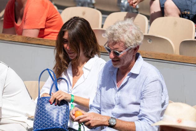 2026 French Open - Celebrities In Stand Day 7 NB Denis Brogniart in stand day 7 during the 2026 French Open at Roland Garros on May 30, 2026 in Paris, France. Photo by Nasser Berzane ABACAPRESS.COM  Copyright: xBerzanexNasser ABACAx