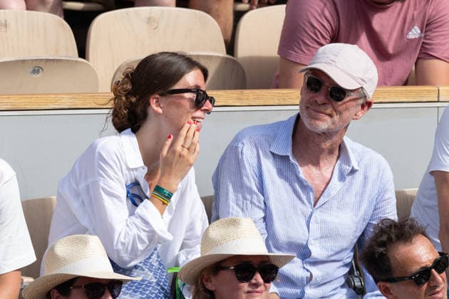 2026 French Open - Celebrities In Stand Day 7 NB Denis Brogniart in stand day 7 during the 2026 French Open at Roland Garros on May 30, 2026 in Paris, France. Photo by Nasser Berzane ABACAPRESS.COM  Copyright: xBerzanexNasser ABACAx