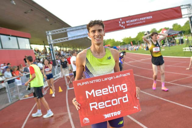 30 05 2026, xkaix, athletics long running night, Karlsruhe v l Martin Segurola Spain Karlsruhe kp
