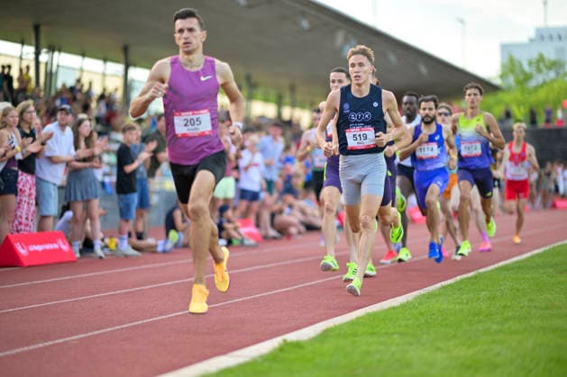 30 05 2026, xkaix, athletics long running night, Karlsruhe v l Abedin Mujezinovic Bosnia and Herzegovina , Marc Tortell Athletics Team Karben Karlsruhe kp