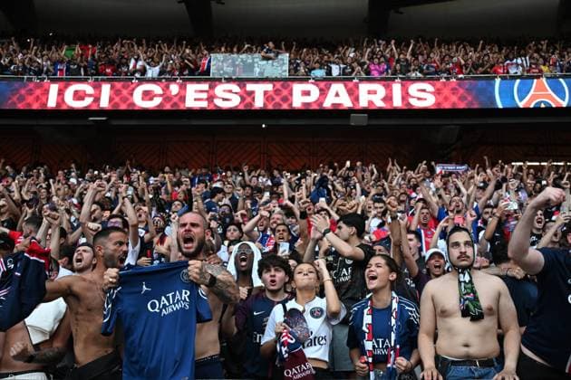 PSG - Arsenal retransmission de la finale PHOTOPQR OUEST FRANCE Stéphane Geufroi ; Paris ; 30 05 2026 ; Le Paris Saint-Germain affronte Arsenal en finale de la Ligue des Champions ce samedi 30 mai à Budapest. Pour l occasion, le club parisien organise une retransmission au Parc des Princes, devant 48 000 supporters. - Live coverage of the UEFA Champions League final between Paris Saint-Germain and Arsenal F.C. this Saturday, May 30, at 6:00 p.m., at the Parc des Princes in Paris Paris France  Copyright: xPHOTOPQR OUESTxFRANCE MAXPPPxStéphanexGeufroix 20260530OFR3195 20260530OFR3195