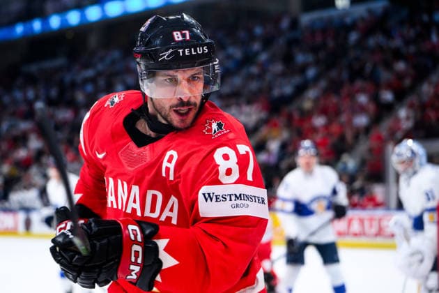 260530 Sidney Crosby of Canada during the 2026 IIHF Ice Hockey World Championship semifinal match between Canada and Finland on May 30, 2026 in Zürich Photo Jesper Zerman BILDBYRAN kod JZ JZ0738 ishockey ice hockey ishockey vm 2026 vm 2026 iihf world championship semifinal semifinals kanada canada finland bbeng  Copyright: JESPERxZERMAN BB260530JZ126