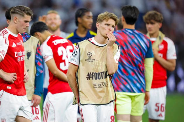 UEFA Champions League Final 2026 Paris Saint Germain Arsenal Budapest, Hungary 20260530 Arsenal s Martin odegaard after the Champions League final football match between Paris Saint Germain and Arsenal at Puskas Arena Photo Svein Ove Ekornesvag NTB Budapest Hungary EDITORIAL USE ONLY RESTRICTED USE FOR BETTING COMPANIES  Copyright: xSveinxOvexEkornesvagx xNTBx