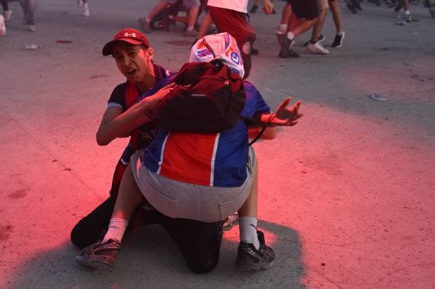 Tensions between PSG fans and the police following PSG’s victory over Arsenal in the Champions League final in Paris on 30 May 2026. - 30 05 2026 - France Ile-de-France (region) Paris -  JulienxMattiax xLexPictorium LePictorium_0335027