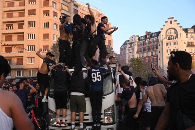Tensions between PSG fans and the police following PSG’s victory over Arsenal in the Champions League final in Paris on 30 May 2026. - 30 05 2026 - France Ile-de-France (region) Paris -  JulienxMattiax xLexPictorium LePictorium_0335032
