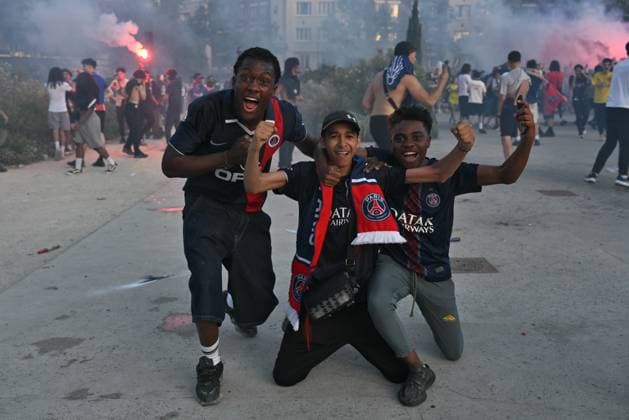 Tensions between PSG fans and the police following PSG’s victory over Arsenal in the Champions League final in Paris on 30 May 2026. - 30 05 2026 - France Ile-de-France (region) Paris -  JulienxMattiax xLexPictorium LePictorium_0335034