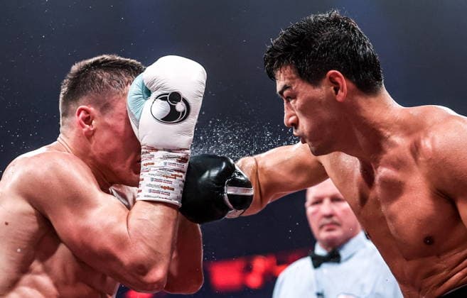 RUSSIA, YEKATERINBURG - MAY 31, 2026: Russia s Dmitry Bivol (R) and Germany s Michael Eifert fight in their main event bout over the IBF and WBA World Light Heavyweight Champion titles as part of an RCC Boxing event at the UGMK Arena RCC Boxing Event In Yekaterinburg, Russia  - ZUMAt113 20260531_zaa_t113_006 Copyright: xDonatxSorokinx