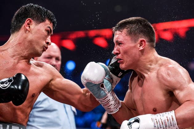 RUSSIA, YEKATERINBURG - MAY 31, 2026: Russia s Dmitry Bivol (L) and Germany s Michael Eifert fight in their main event bout over the IBF and WBA World Light Heavyweight Champion titles as part of an RCC Boxing event at the UGMK Arena RCC Boxing Event In Yekaterinburg, Russia  - ZUMAt113 20260531_zaa_t113_008 Copyright: xDonatxSorokinx