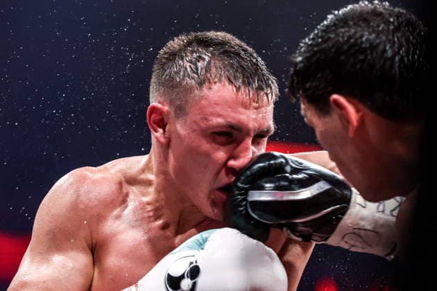 RUSSIA, YEKATERINBURG - MAY 31, 2026: Germany s Michael Eifert fights against Russia s Dmitry Bivol in their main event bout over the IBF and WBA World Light Heavyweight Champion titles as part of an RCC Boxing event at the UGMK Arena RCC Boxing Event In Yekaterinburg, Russia  - ZUMAt113 20260531_zaa_t113_016 Copyright: xDonatxSorokinx