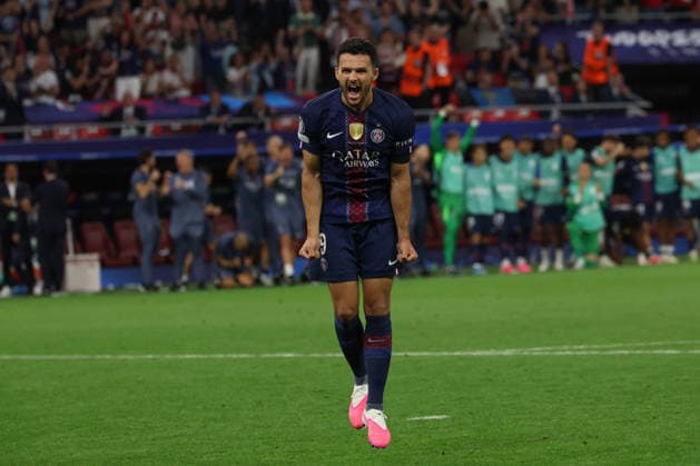 30 05 2026, xzstx, Football UEFA Champions League Final 2026, Paris St Germain FC Arsenal London v l Goncalo Ramos Paris, 9 Jubel, Torjubel, jubelt über das Tor, celebrate the goal, celebration DFL DFB REGULATIONS PROHIBIT ANY USE OF PHOTOGRAPHS as IMAGE SEQUENCES and or QUASI VIDEO Budapest