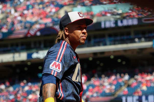 May 30, 2026: Cleveland Guardians third baseman Jose RamoÂrez (11) looks on while walking towards the dugout prior to the Major League Baseball game between the Boston Red Sox and Cleveland Guardians at Progressive Field in Cleveland, Ohio. CSM Cleveland United States of America - ZUMAc04_ 20260530_zma_c04_005 Copyright: xBrianxFisherx