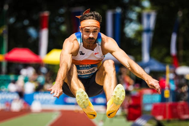 51 Hypomeeting, Goetzis AT , 30 05 2026 GOETZIS, SWITZERLAND MAY 30 Harrison WILLIAMS of the USA competes in the long jump of the mens decathlon at the 51 Hypomeeting, Goetzis AT on May 30, 2026 in Goetzis, Switzerland Copyright: xBEAUTIFULxSPORTS UlfxSchillerx