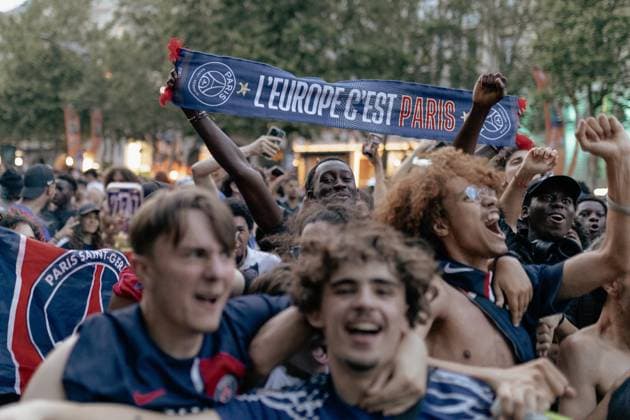 PSG wins the Champions League for the second year in a row Alexis Sciard IP3; Paris, France, May 30, 2026 - Paris Saint-Germain (PSG) fans are gathering on the Champs-Elysees following their team s victory over Arsenal in the Champions League final PSG, LIGUE DES CHAMPIONS  Copyright: xIP3xPRESS MAXPPPxAlexisxSciardx IP3ASCI2605306 IP3ASCI2605306