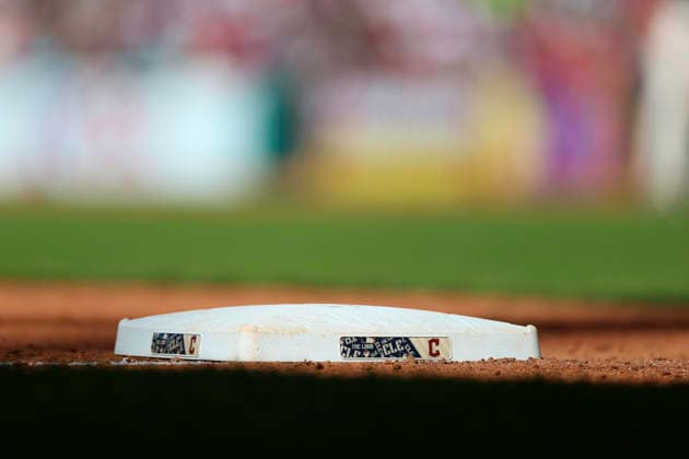 May 30, 2026: Third base sits idle between innings during the Major League Baseball game between the Boston Red Sox and Cleveland Guardians at Progressive Field in Cleveland, Ohio. CSM Cleveland United States of America - ZUMAc04_ 20260530_zma_c04_046 Copyright: xBrianxFisherx