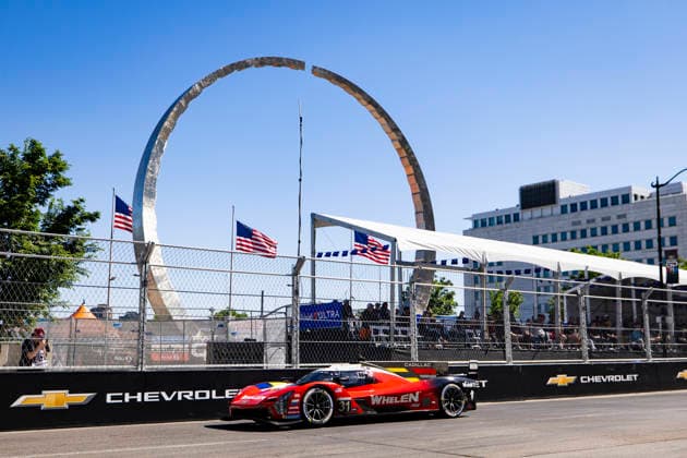 AUTO - IMSA - DETROIT SPORTS CAR CLASSIC 2026 31 AITKEN Jack (gbr), BAMBER Earl (nzl), Cadillac Whelen, Cadillac V-Series.R, action during the Chevrolet Detroit Sports Car Classic, 5th round of the 2026 2026 IMSA SportsCar Championship, on the Streets of Detroit, from May 29 to 31, 2026 in Detroit, Michigan, United States of America - DetroitUnited States Copyright: xJULIENxDELFOSSEx