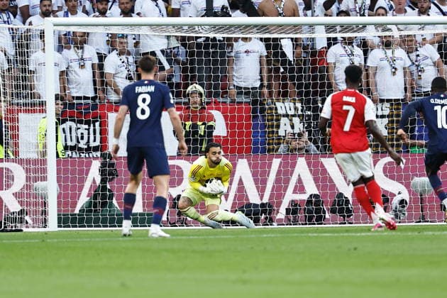 David Raya (Arsenal), MAY 30, 2026 - Football Soccer : UEFA Champions League final match between Paris Saint-Germain - Arsenal FC at the Puskas Arena in Budapest, Hungary. Noxthirdxpartyxsales  aflo_332570348