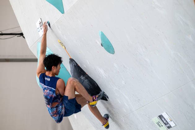 May 30, 2026, Madrid, Madrid, Spain: SORATO ANRAKU of Japan competes during the men s boulder semifinal at the IFSC World Climbing Series in Madrid Madrid Spain - ZUMAd308 20260530_zsp_d308_075 Copyright: xJuanxCarlosxLucasx