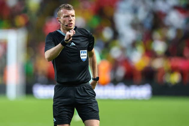 Jamaica v Nigeria, Unity Cup London 2026, Cup Final Referee, Samuel Barrott during the Unity Cup London 2026 Final match between Jamaica and Nigeria at The Valley, London, UK on 30 May 2026. London The Valley Greater London UK Editorial use only , Copyright: xToyinxOshodix PSI-24348-0082