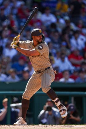 May 30, 2026, Washington D.C, District Of Columbia, United States: Washington, DC; San Diego Padres shortstop Xander Bogaerts (2) bats during the Major League Baseball game between the Washington Nationals and the San Diego Padres at Nationals Park on Saturday, May 30, 2026. The Nationals beat the Padres 9-4. Washington D.C United States - ZUMAp258 20260530_znp_p258_065 Copyright: xStevexPrakopex
