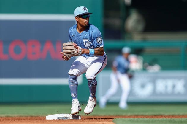 May 30, 2026, Washington D.C, District Of Columbia, United States: Washington, DC; Washington Nationals second baseman Nasim NuoÂ±ez (26) steps on second base to record the out during the Major League Baseball game between the Washington Nationals and the San Diego Padres at Nationals Park on Saturday, May 30, 2026. The Nationals beat the Padres 9-4. Washington D.C United States - ZUMAp258 20260530_znp_p258_034 Copyright: xStevexPrakopex
