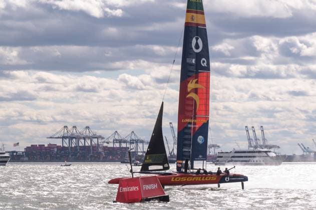 RECORD DATE NOT STATED 2026 Rolex SailGP Championship Mubadala New York Sail Grand Prix (NEW) 2026 Rolex SailGP Championship Mubadala New York Sail Grand Prix. May 30, 2026, New York, New York, USA: Team Spain Los Gallos SailGP boat wins in Race 2 and Race 3 during Mubadala New York Sail Grand Prix at New York Harbor on May 30, 2026 in New York City. (Credit: M10s TheNews2)(Foto: M10S Thenews2 imago images) SPO  Copyright: xM10sx