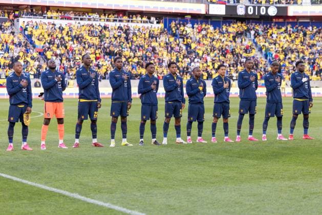 Ecuador and Saudi Arabia in an International Friendly, Länderspiel, Nationalmannschaft match in the United States. Players of Ecuador during the match between Ecuador and Saudi Arabia in an international friendly at Sports Illustrated Stadium in the city of Harrison, New Jersey, United States, on Saturday, May 30, 2026. HARRISON Sports Illustrated Stadium NJ UNITED STATES Copyright: xWilliamxVolcovx