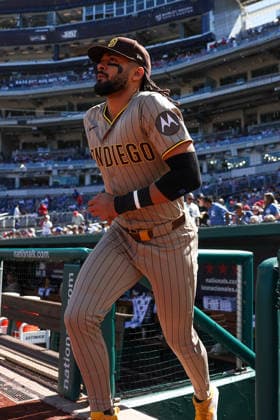 May 30, 2026, Washington D.C, District Of Columbia, United States: Washington, DC; San Diego Padres second baseman Fernando Tatis Jr. (23) runs onto the field during the Major League Baseball game between the Washington Nationals and the San Diego Padres at Nationals Park on Saturday, May 30, 2026. The Nationals beat the Padres 9-4. Washington D.C United States - ZUMAp258 20260530_znp_p258_005 Copyright: xStevexPrakopex