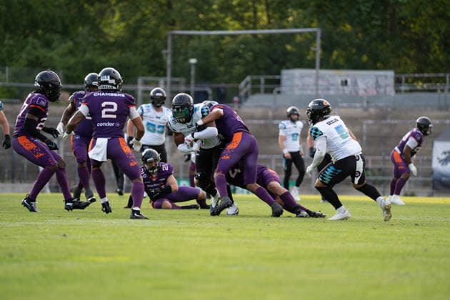 30 05 2026, xhfmx, American Football EFA European Football Alliance, Frankfurt Galaxy Munich Ravens v l DFL DFB REGULATIONS PROHIBIT ANY USE OF PHOTOGRAPHS as IMAGE SEQUENCES and or QUASI VIDEO Frankfurt am Main