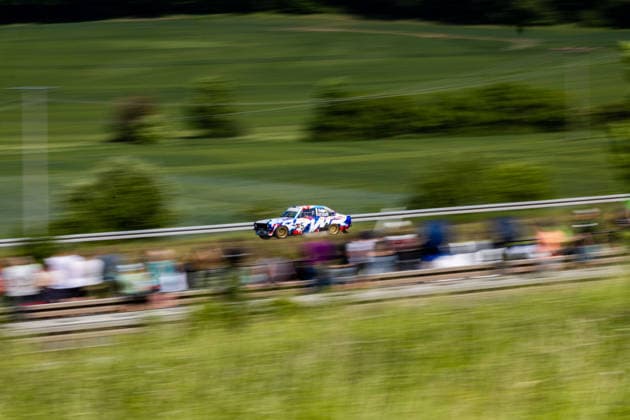 30 05 2026, GER, Motorsport Rallyesport, Maenner Frauen, Saison 2026, 61 RSC Rallye Wartburg RSC Rallye Super Cup powered by Carunion org MC Eisenach Bob Kellen KELLEN, Bob LUX FABER, Laurent LUX Ford Escort Mk2 On Saturday afternoon, the drivers entered the last special stage Flachsgrund powered by Formella Bau GmbH 99817 Eisenach Festplatz Spicke Thüringen Germany