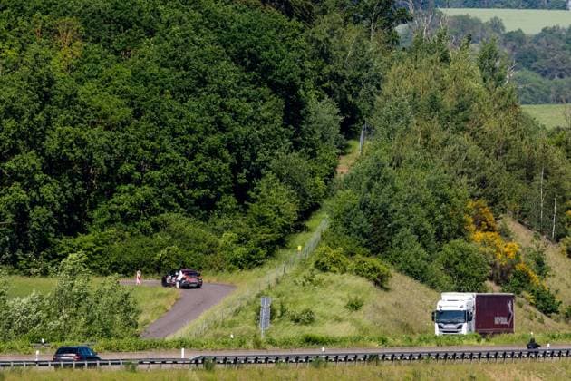 30 05 2026, GER, Motorsport Rallyesport, Maenner Frauen, Saison 2026, 61 RSC Rallye Wartburg RSC Rallye Super Cup powered by Carunion org MC Eisenach MSC Emstal SPANGENBERG, Gerrit DEU NEURATH, Stefan DEU Mitsubishi Lancer EVO X On Saturday afternoon, the drivers entered the last special stage Flachsgrund powered by Formella Bau GmbH 99817 Eisenach Festplatz Spicke Thüringen Germany