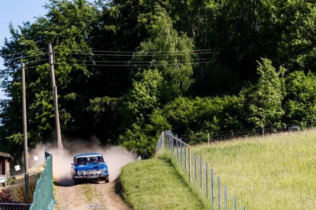 30 05 2026, GER, Motorsport Rallyesport, Maenner Frauen, Saison 2026, 61 RSC Rallye Wartburg RSC Rallye Super Cup powered by Carunion org MC Eisenach MC Eisenach e V im ADAC FORMELLA, Andreas DEU RIEMER, Sascha DEU Wartburg 353 On Saturday afternoon, the drivers entered the last special stage Flachsgrund powered by Formella Bau GmbH 99817 Eisenach Festplatz Spicke Thüringen Germany