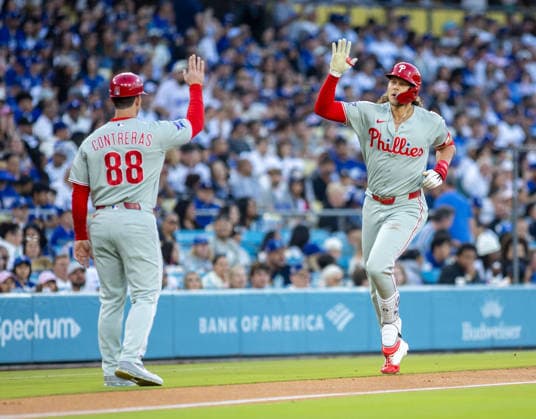 Baseball, MLB, Los Angeles Dodgers - Philadelphia Phillies