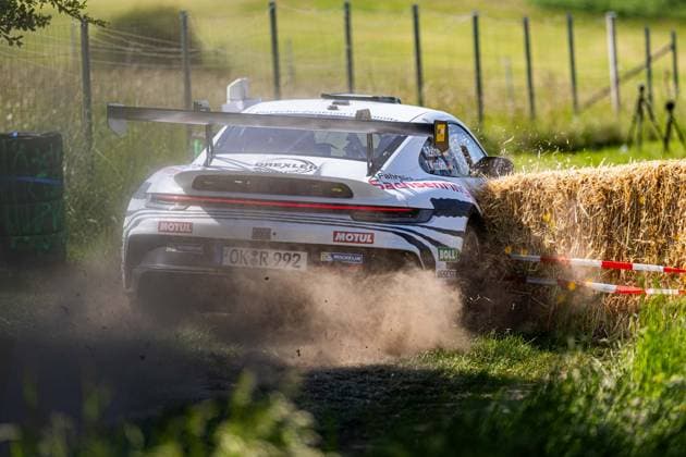 30 05 2026, GER, Motorsport Rallyesport, Maenner Frauen, Saison 2026, 61 RSC Rallye Wartburg RSC Rallye Super Cup powered by Carunion org MC Eisenach Team Motopark ZELTNER, Ruben DEU WINDISCH, Thomas DEU Porsche 992 GT3 Rally GT On Saturday afternoon, the drivers entered the last special stage Flachsgrund powered by Formella Bau GmbH 99817 Eisenach Festplatz Spicke Thüringen Germany