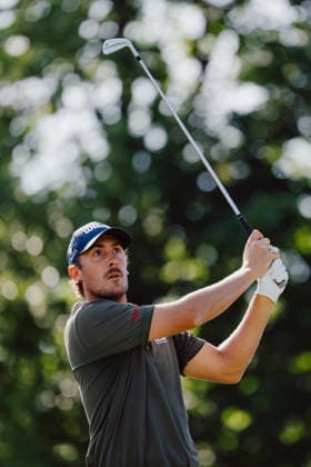 GOLF - Austrian Alpine Open KITZBUEHEL,AUSTRIA,31.MAY.26 - GOLF - DP World Tour, Austrian Alpine Open, GC Kitzbuehel-Schwarzsee-Reith. Image shows Ugo Coussaud (FRA).  GEPAxpictures xAlexanderxSolc