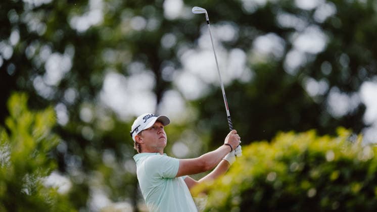 GOLF - Austrian Alpine Open KITZBUEHEL,AUSTRIA,31.MAY.26 - GOLF - DP World Tour, Austrian Alpine Open, GC Kitzbuehel-Schwarzsee-Reith. Image shows Albin Bergstrom (SWE).  GEPAxpictures xAlexanderxSolc