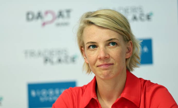 GOLF - Austrian Alpine Open KITZBUEHEL,AUSTRIA,31.MAY.26 - GOLF - DP World Tour, Austrian Alpine Open, GC Kitzbuehel-Schwarzsee-Reith. Image shows Viktoria Veider Walser.  GEPAxpictures xAmirxBeganovic