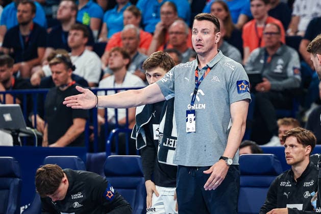 30 05 2026, xIAJx, Handball, EHF European League WINAMAX Finals, 1 Semi-final, Montpellier HB THW Kiel, Barclays Arena Filip Jicha THW Kiel, Head Coach Germany