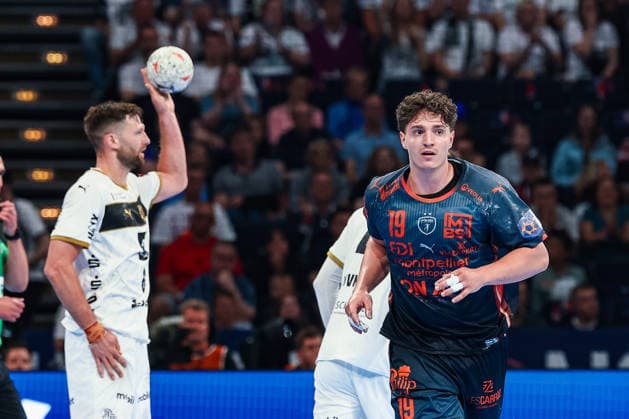 30 05 2026, xIAJx, Handball, EHF European League WINAMAX Finals, 1 Semi-final, Montpellier HB THW Kiel, Barclays Arena Arthur Lenne Montpellier HB, 19 Germany