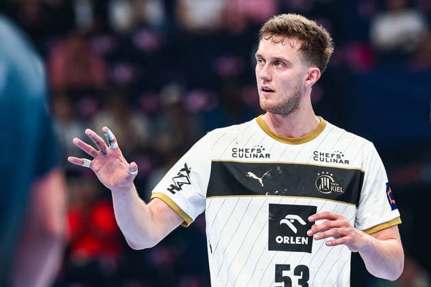 30 05 2026, xIAJx, Handball, EHF European League WINAMAX Finals, 1 Semi-final, Montpellier HB THW Kiel, Barclays Arena Mykola Bilyk THW Kiel, 53 Germany