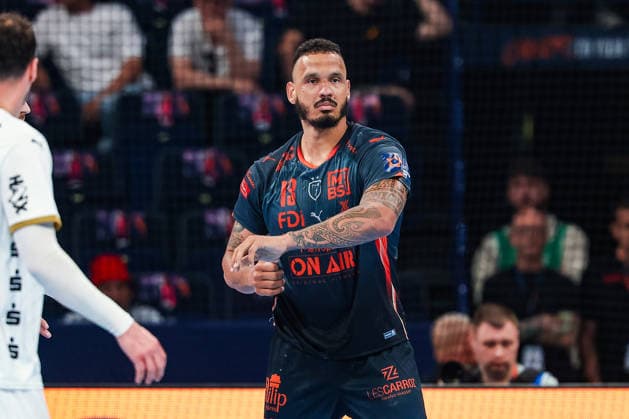 30 05 2026, xIAJx, Handball, EHF European League WINAMAX Finals, 1 Semi-final, Montpellier HB THW Kiel, Barclays Arena Rogerio Moares Ferreira Montpellier HB, 13 Germany