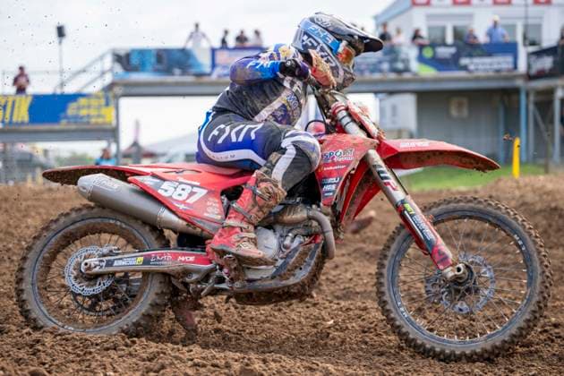 MXGP of Teutschenthal 2026 Teutschenthal, Germany 31 May 2026 In the picture Tyra Baeckstroem SWE Gasgas Teutschenthal Motocross Track Talkessel Sachsen Anhalt Germany